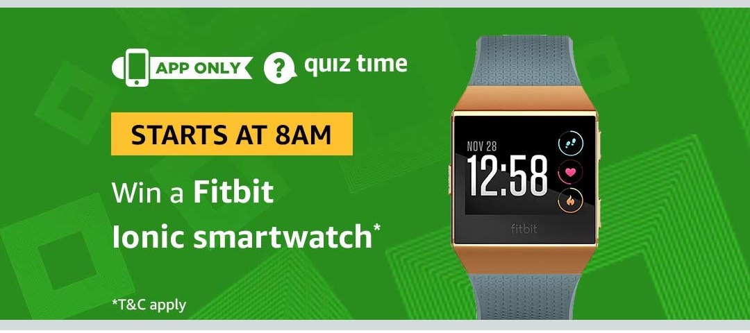 All Answers) Amazon Fitbit Quiz - Win 