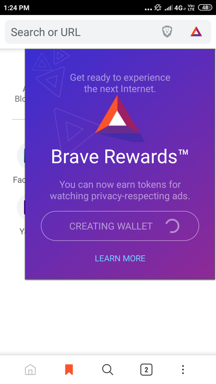 brave rewards sign up