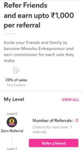 Meesho App Refer & Earn