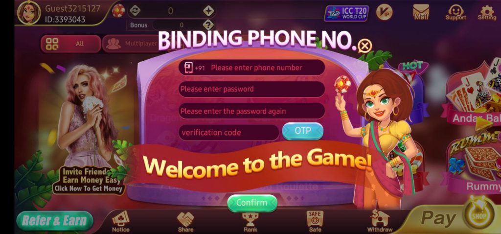 Teen Patti online game for Free! Bonus is waiting for you! Chanllenge now!  🏆Real Games & Real Prizes💰
