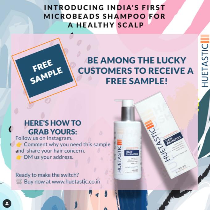 Huestatic Shampoo Sample FREE